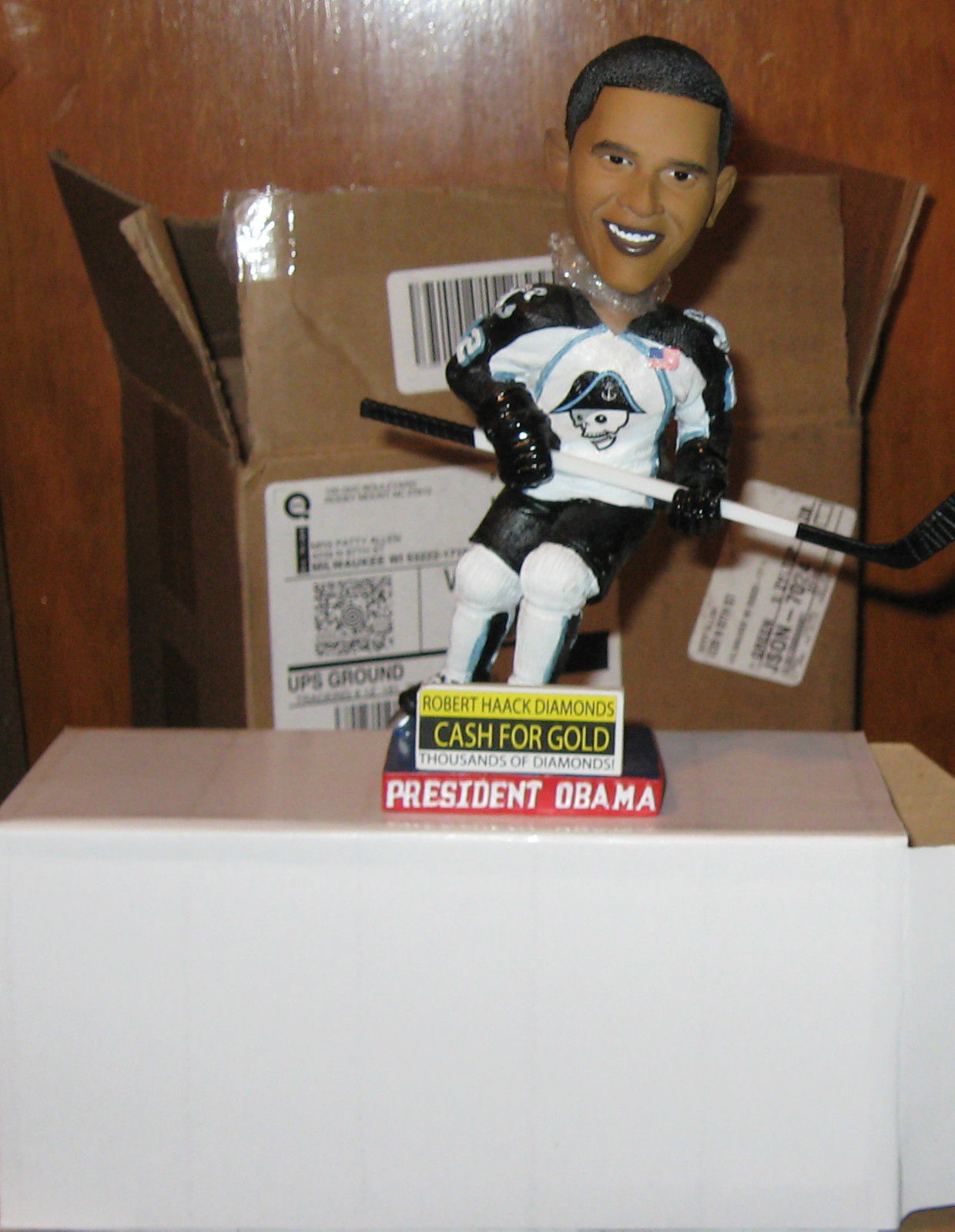 Obama as a Member of the Milwaukee Admirals