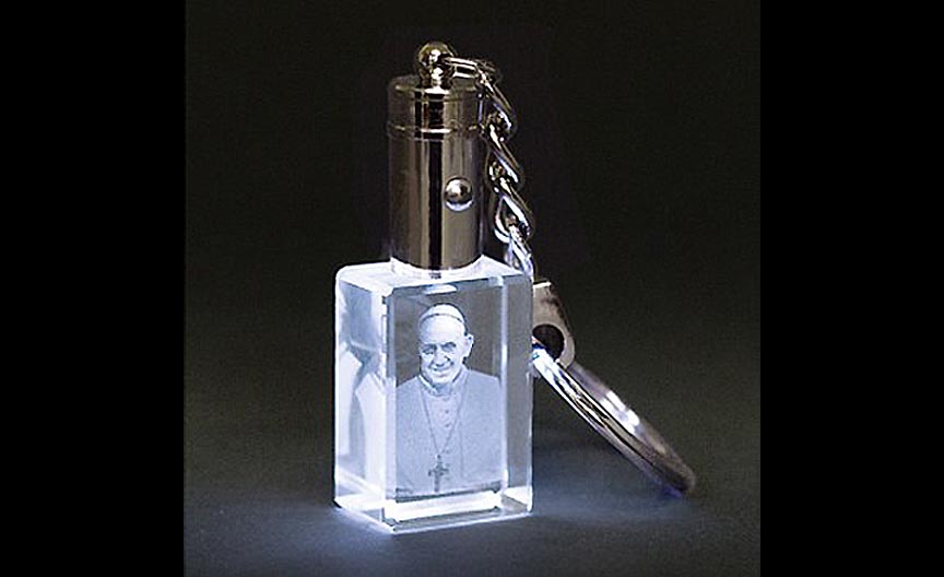 Pope Francis  3D Keychain