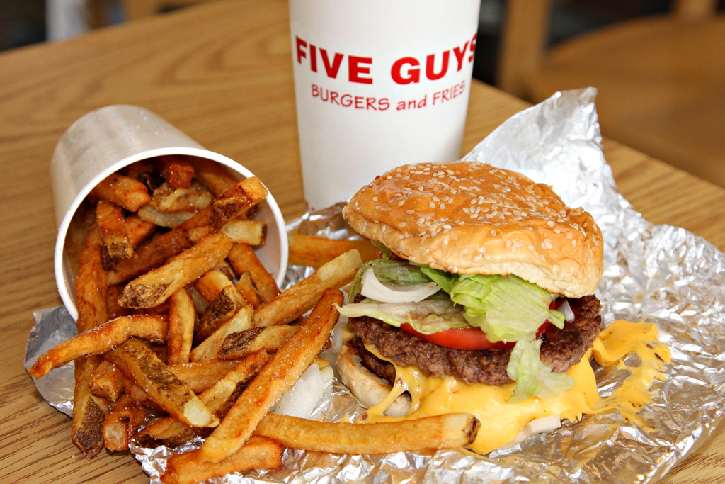 19. Five Guys Burgers and Fries