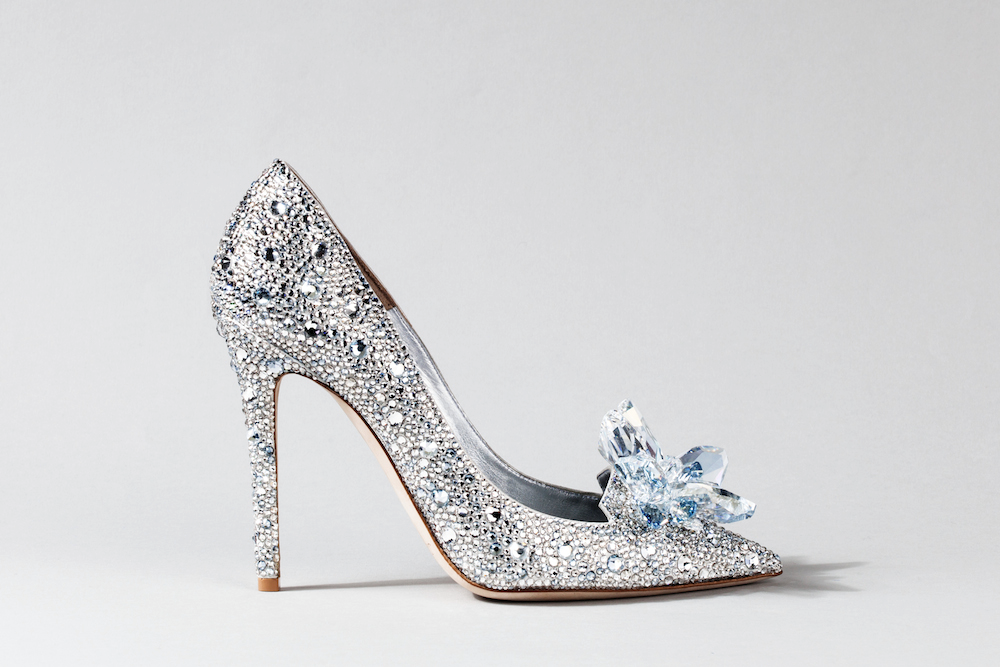 Jimmy Choo’s Pair of “Glass Slippers,” $4,595