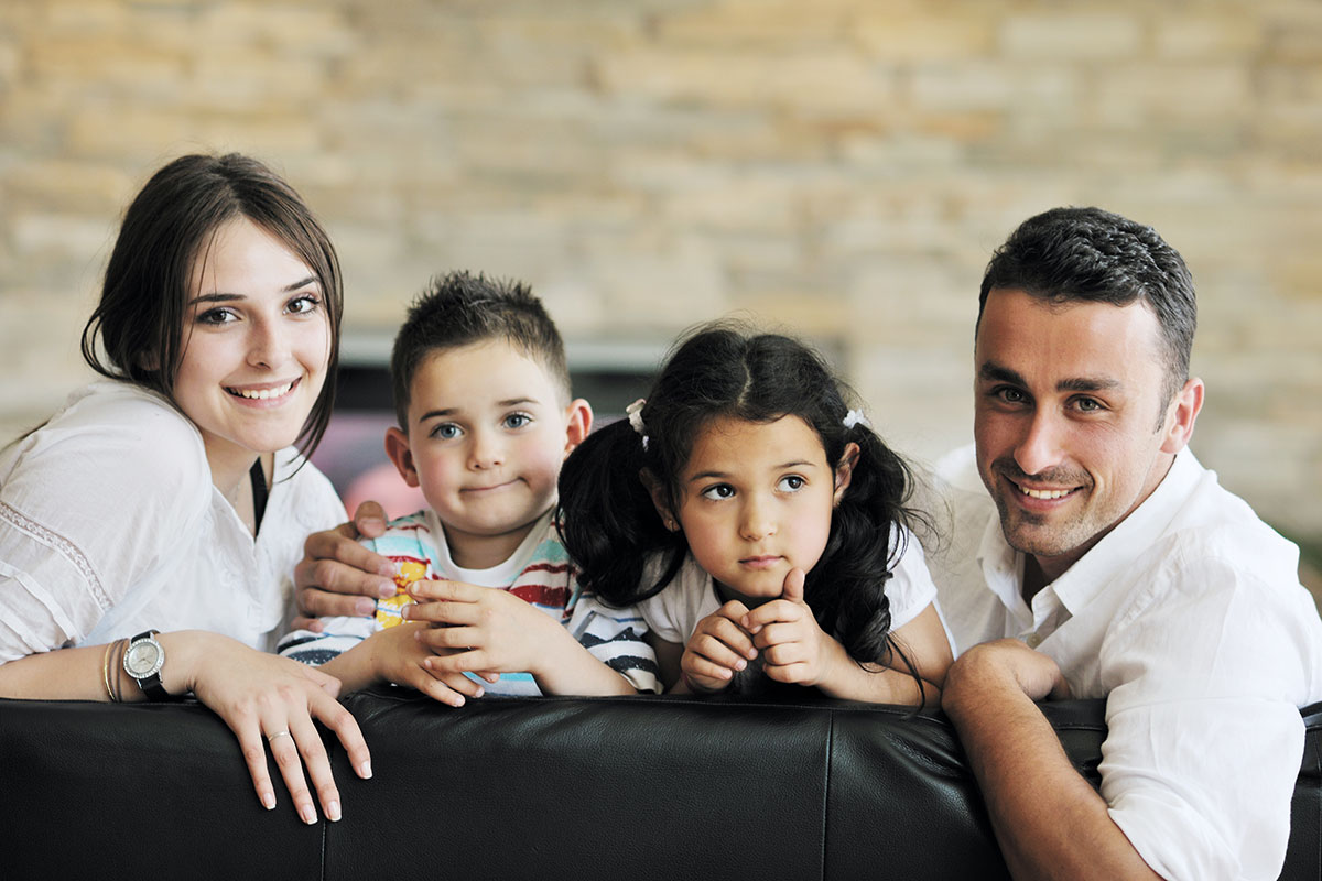 Армянская семья с детьми