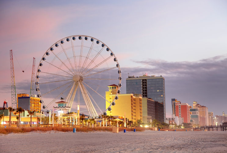 Up the coast from Charleston, Myrtle Beach has an economy driven by tourism—it attracts 14.6 million visitors every summer. Though nearly half the metro-area employment is in tourism-related industries and retail, other large employers are Blue Cross/Blue