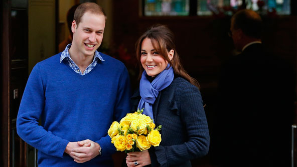 		<p>Will and Kate leave the King Edward VII hospital on December 6, 2012, after Kate spent four days being treated for acute morning sickness.</p>