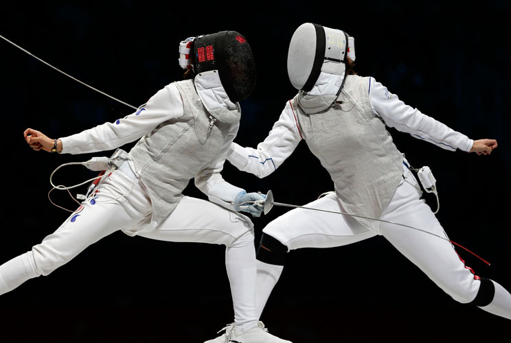 While fencing doesn’t come with too much baggage – just a sword and uniform –a full uniform can cost upwards of $1,000, and blades cost about $100 each. For lessons, expect to spend around $100-$150 a month. Maya Lawrence, a 32-year-old Olympic fencer fro