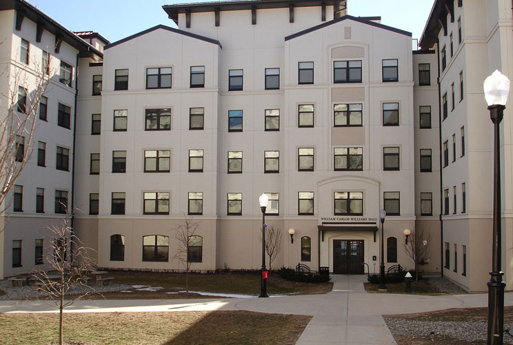 		<p>The university’s newest residence hall complex opened in the fall 2011—it’s the largest residence and dining complex in New Jersey. It features single and double rooms with no more than two students sharing a bathroom, a community kitchen, multiple g