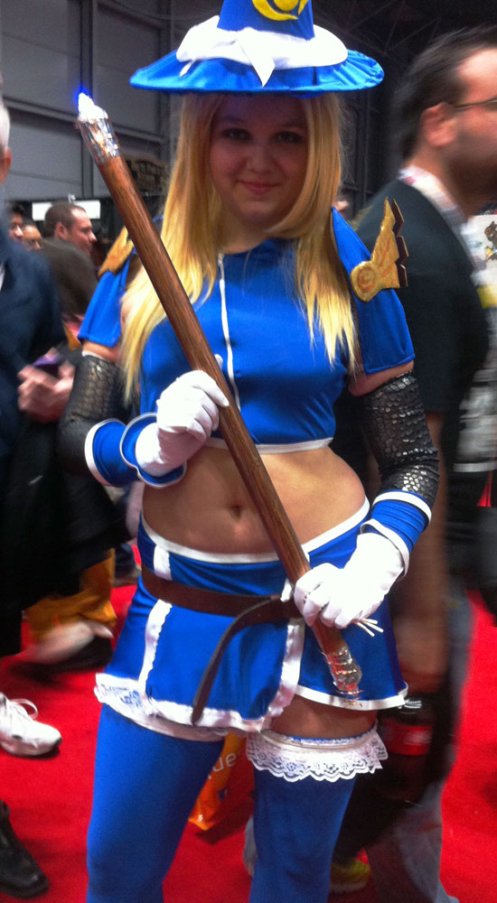 		&lt;p&gt;Charlotte Richards hand-made her outfit of Lux from computer game League of Legends for $100.&lt;/p&gt;