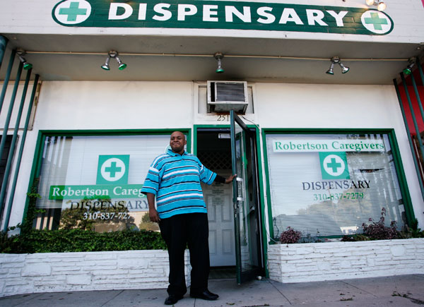 		&lt;p class=&quot;p1&quot;&gt;A man stands in front of a medical marijuana dispensary in Los Angeles, California. The Los Angeles City Council recently reversed a ban on storefront medical marijuana dispensaries in the city of Los Angeles, where there are currently an 