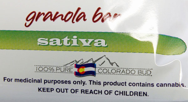 		&lt;p class=&quot;p1&quot;&gt;The label on a cannabis infused granola bar is displayed in the Simply Pure company kitchen in Denver, Colorado. The prevalence of medical marijuana dispensaries in Denver has moved pot into the mainstream in Colorado&#039;s capital city, advoc
