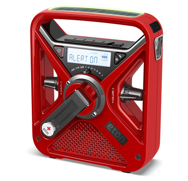 As anyone who survived Hurricane Sandy can tell you – a charged cell phone battery becomes a precious commodity when the power goes down. Protect yours with this hand-cranked charger that can also be used as a radio or flashlight. &lt;a href=&quot;http://www.best
