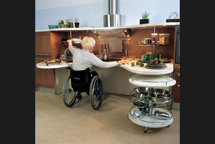 One example of how a kitchen can be built for all ages.