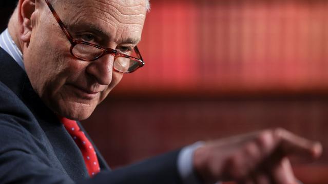 Schumer said the Senate will stay until the job is done.