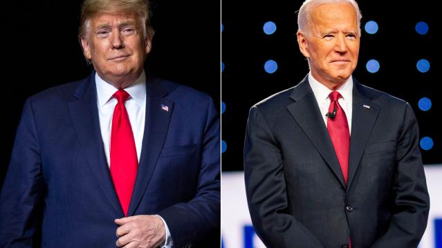 President Donald Trump's supporters remain committed, though former Vice President Joe Biden leads in several polls.Trump Biden