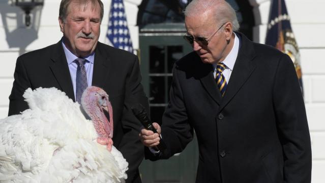 Biden talks turkey