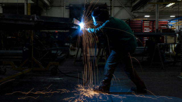 Factory worker in Columbus, Ohio