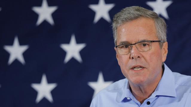 Former Florida Governor and probable 2016 Republican presidential candidate Jeb Bush speaks at the First in the Nation Republican Leadership Conference in Nashua