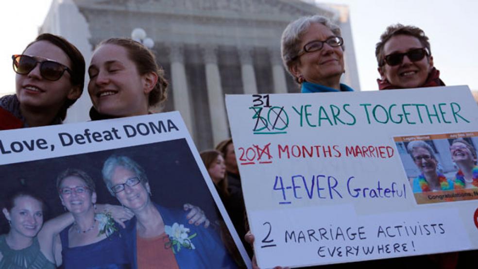 How Gay Marriage Can Help Reduce The Deficit The Fiscal Times   03262013 DOMA Marriage Article 