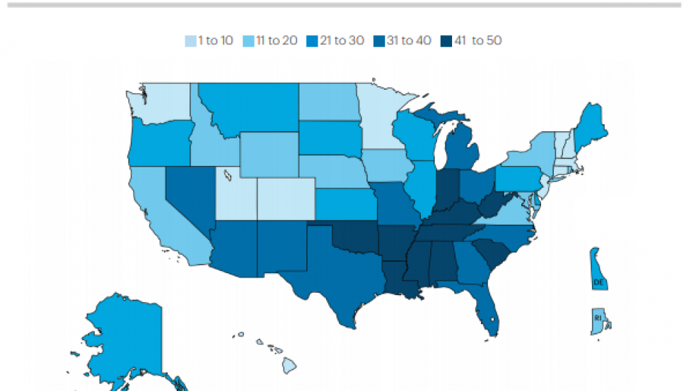 The Healthiest — And Unhealthiest — US States | The Fiscal Times