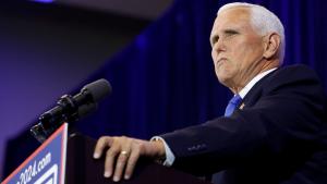 Former U.S. Vice President Mike Pence announces run for the Republican U.S. presidential nomination in Ankeny, Iowa