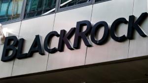 FILE PHOTO: The BlackRock logo is seen outside of its offices in New York City, U.S., October 17, 2016.  REUTERS/Brendan McDermid/File Photo - RTX389R9