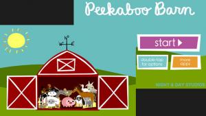 &lt;b&gt;Price:&lt;/b&gt; $1.99 ($2.99 for the Android)&lt;br&gt;&lt;b&gt;Recommended ages:&lt;/b&gt; 1-3 &lt;br&gt;&lt;br&gt;According to developer Night and Day Studios, Peekaboo Barn was one of the first apps to be released for toddlers in 2008, and has been downloaded over a half a million ti