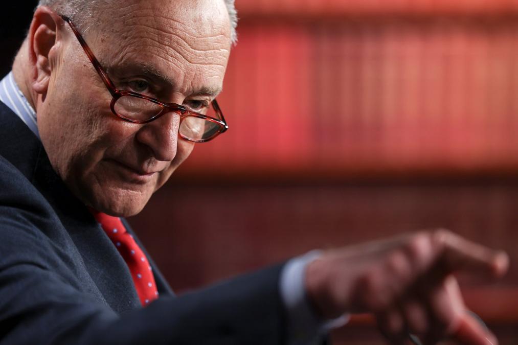 Schumer said the Senate will stay until the job is done.