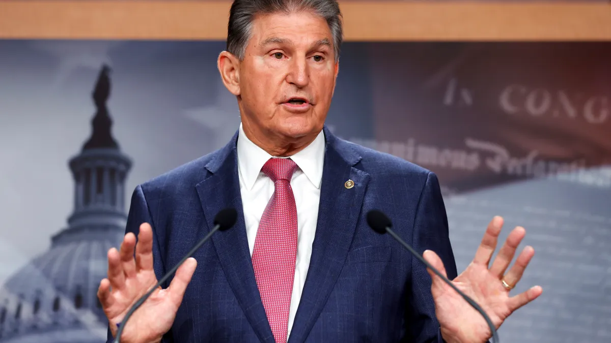 Sen. Joe Manchin. Sen. Joe Manchin.