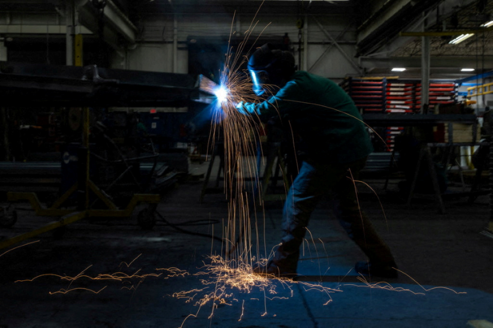 Factory worker in Columbus, Ohio