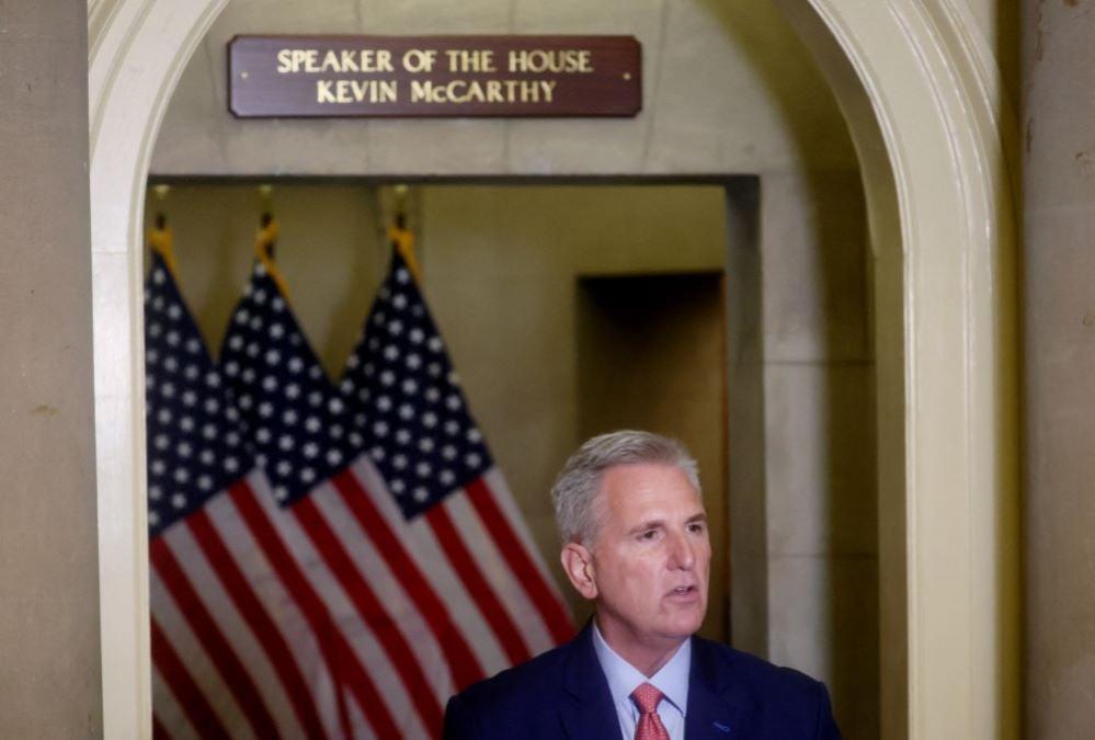 McCarthy announced an impeachment inquiry.