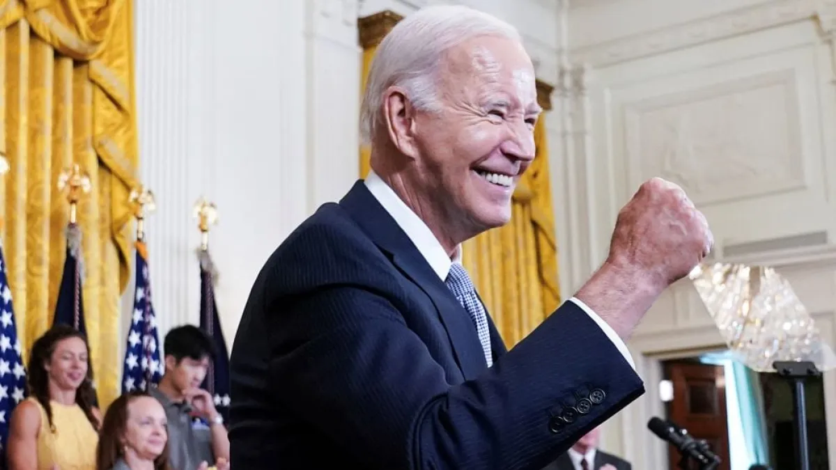 Biden celebrated Wednesday Biden celebrated Wednesday