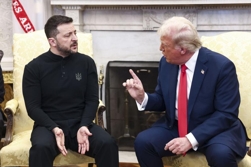 Trump and Zelensky got heated.