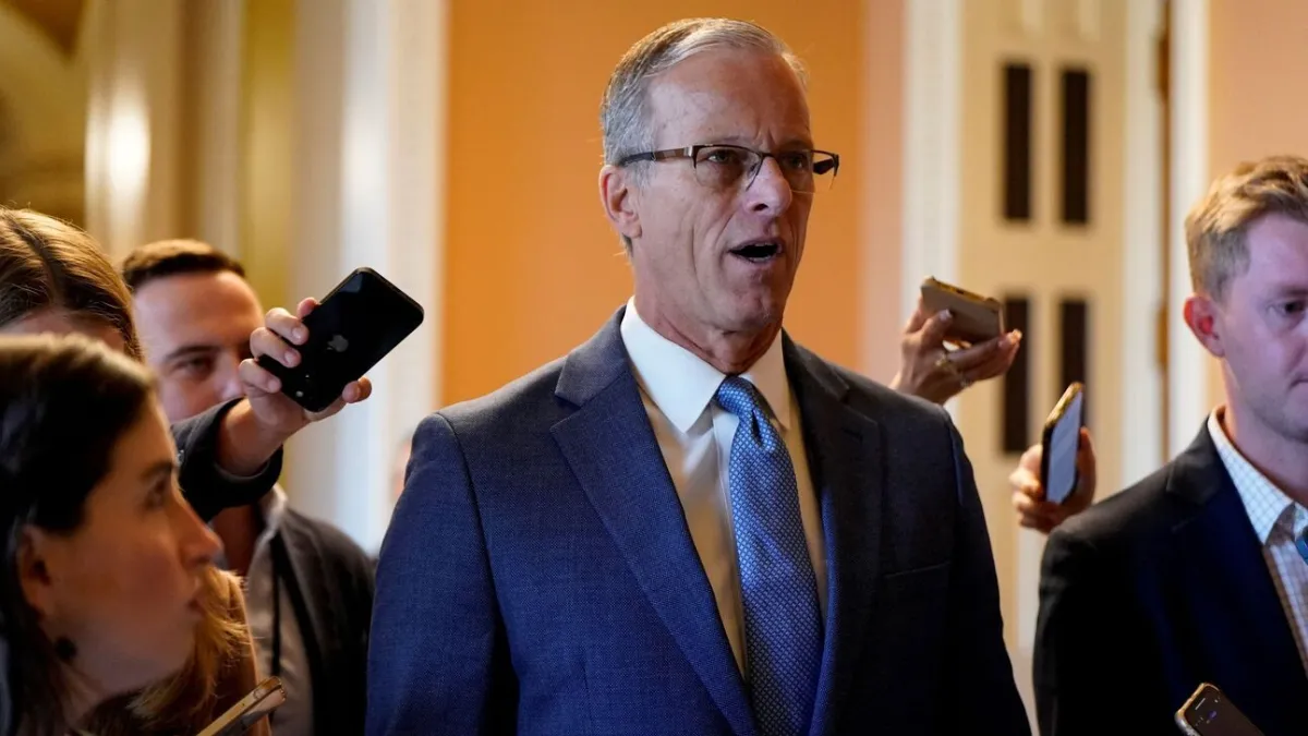 Senate Majority Leader John Thune (Reuters) Senate Majority Leader John Thune (Reuters)