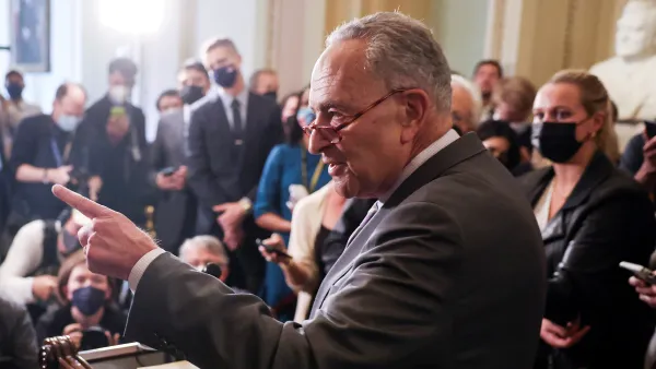 U.S. Senate Democrats hold weekly policy lunch at the U.S. Capitol in Washington