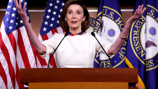 U.S. House Speaker Pelosi holds her weekly news conference at the U.S. Capitol in Washington