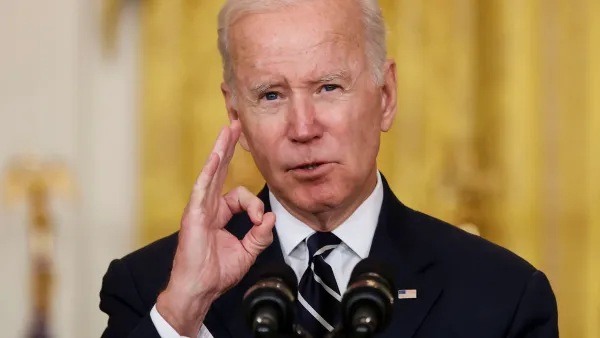 U.S. President Joe Biden provides update on Build Back Better agenda and infrastructure deal at the White House in Washington