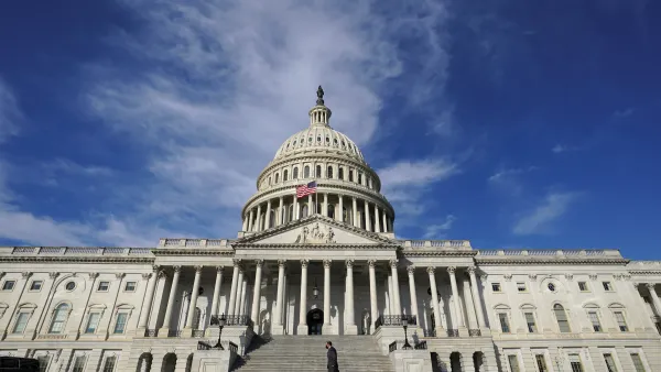 A man walks past the U.S. Capitol in Washington