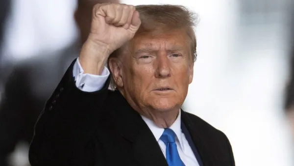 Trump was in a New York courtroom today, but his influence was being felt in the Capitol.