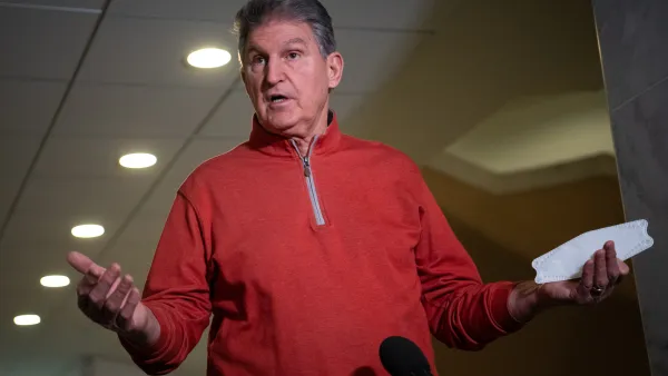 DC: U.S. Capitol, Senator Manchin Speaks to Media