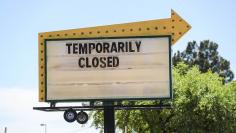 Stores all over Las Cruces close down temporarily due to Coronavirus concerns.Sign 1