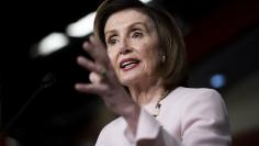 Speaker of the United States House of Representatives Nancy Pelosi (Democrat of California) weekly press conference