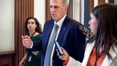 House Minority Leader Kevin McCarthy on Capitol Hill in Washington
