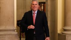 House Speaker Kevin McCarthy leaves his office on Capitol Hill in Washington