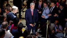 U.S. House Speaker McCarthy speaks with reporters at the U.S. Capitol in Washington