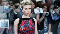 Cast member Johansson poses at the european premiere of "Avengers: Age of Ultron" at Westfield shopping centre, Shepherds Bush, London 