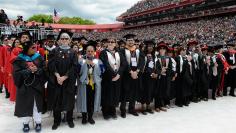 Rutgers University graduates attend 250th commencement exercises