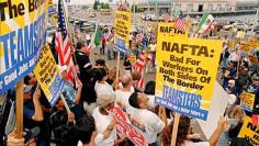 NAFTA protest