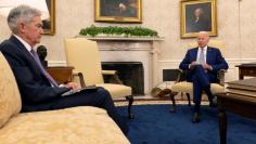 President Biden met Tuesday with Federal Reserve Chair Jerome Powell