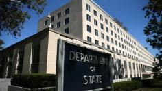 Flags Flown At Half Staff At The State Department After Ambassador Killed In Libya
