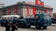 A Picture and its Story: North Korea on parade