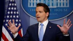 New White House Communications Director Scaramucci addresses daily briefing at the White House in Washington