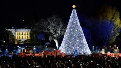 President Obama participates in the Annual Christmas Tree Lighting